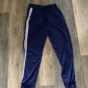 Blue workout pants